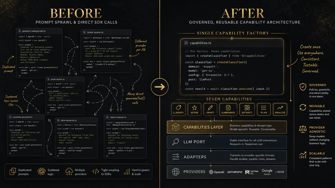Scattered LLM API calls create problems, and governance goes out the window.