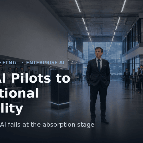 Why Most Enterprise AI Fails at the Absorption Stage
